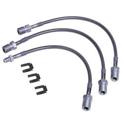 Bremsschlauch-Satz Stahlflex, FIAT Dino 2000