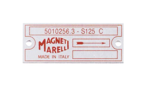 Distributor Sticker Magneti Marelli red