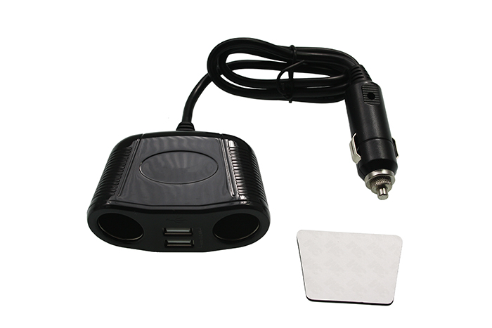 DIN Doppelsteckdose mit USB-Anschluss