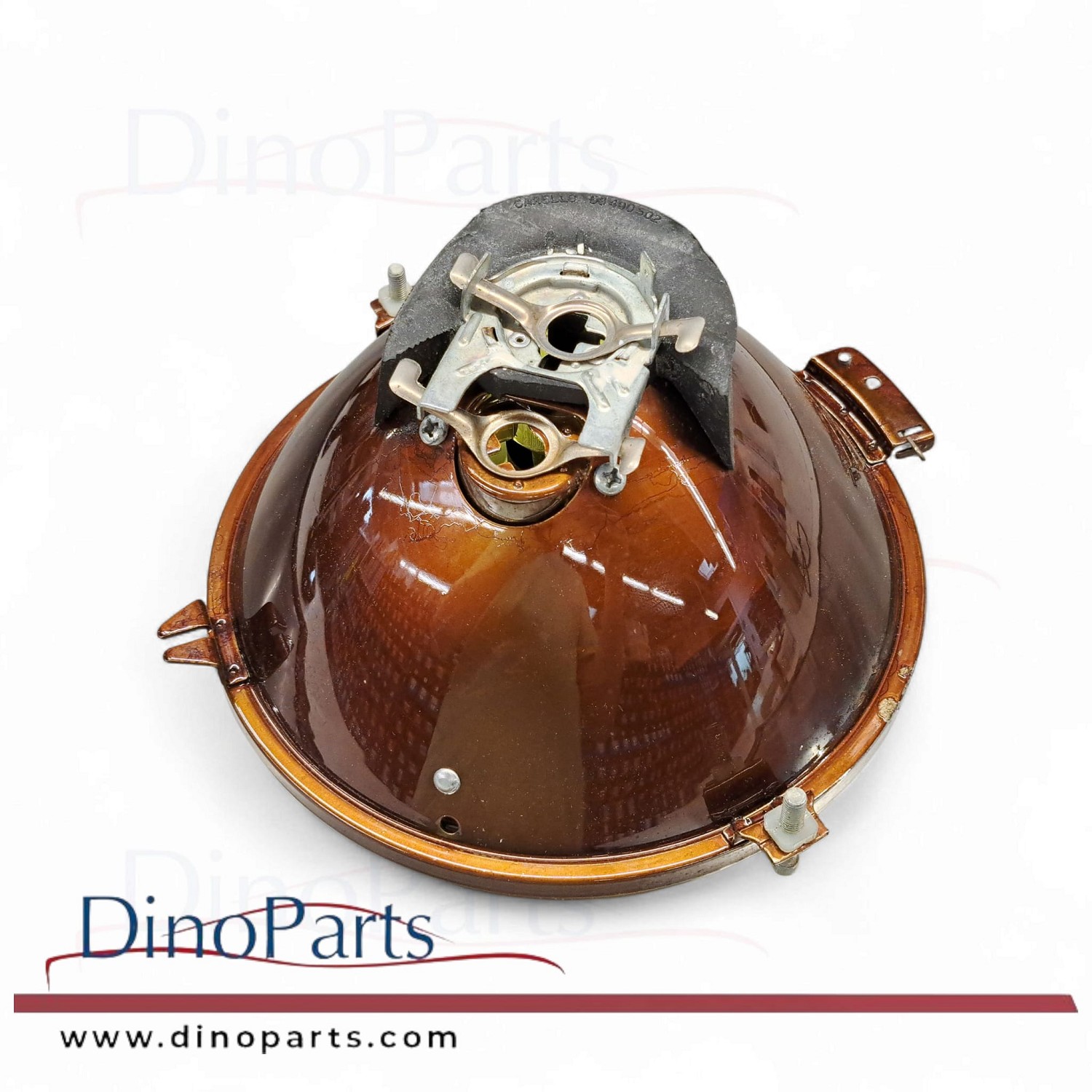 Scheinwerfer Carello gelb + Topf NOS Ferrari Dino 246