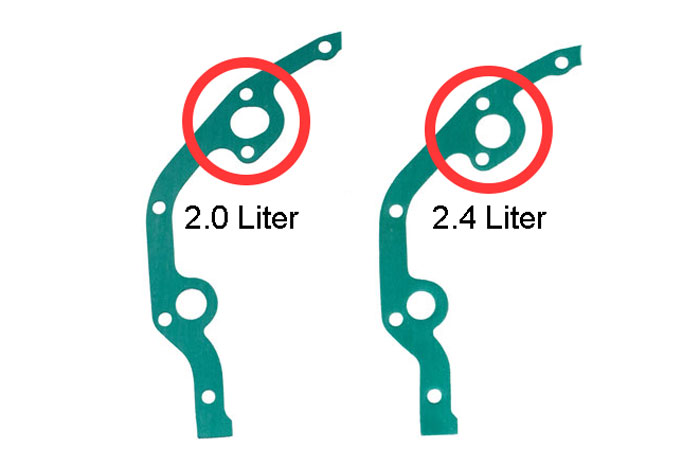 Dichtung vorderer Motordeckel Fiat Dino 2400