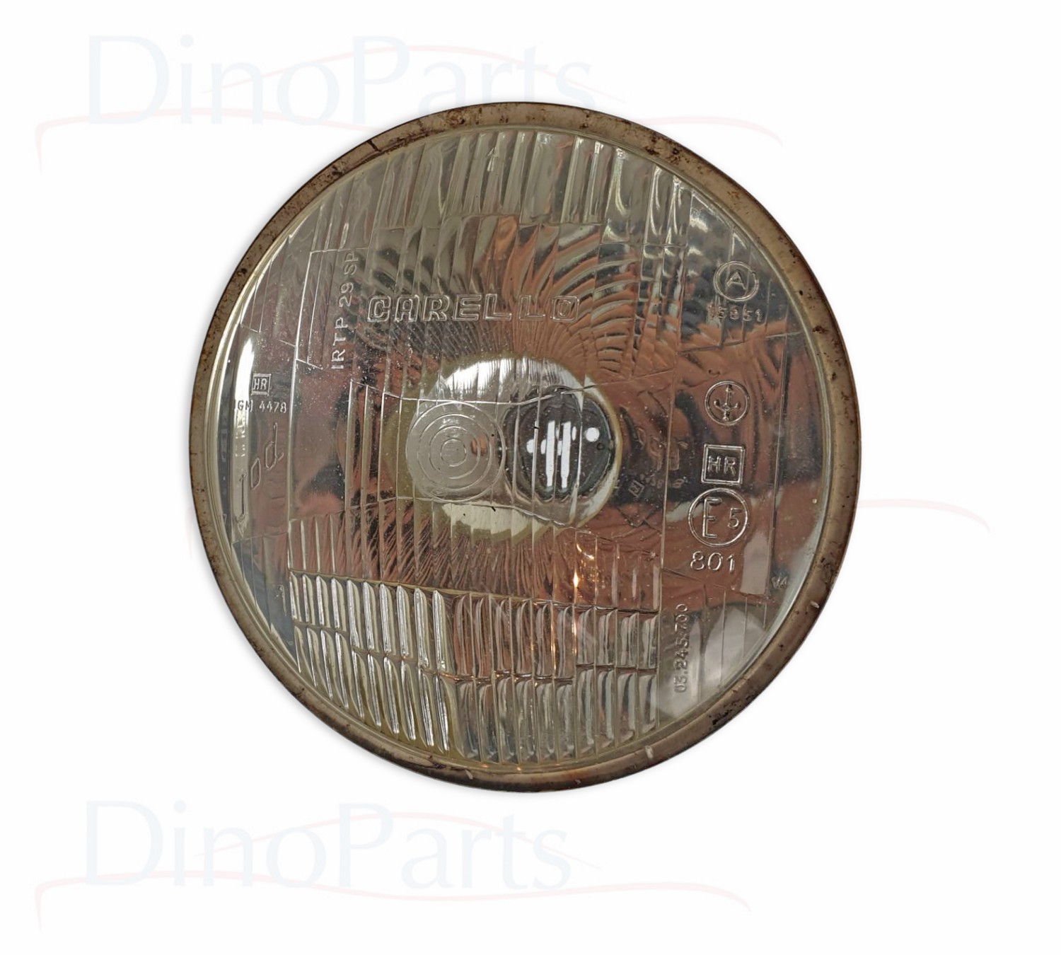 Scheinwerfer Fernlicht rechts mit Lampentopf Fiat Dino 2400