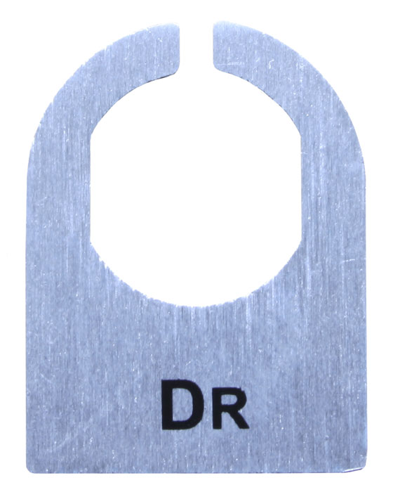 Lüfterschalterschild rechts Ferrrai Dino 246