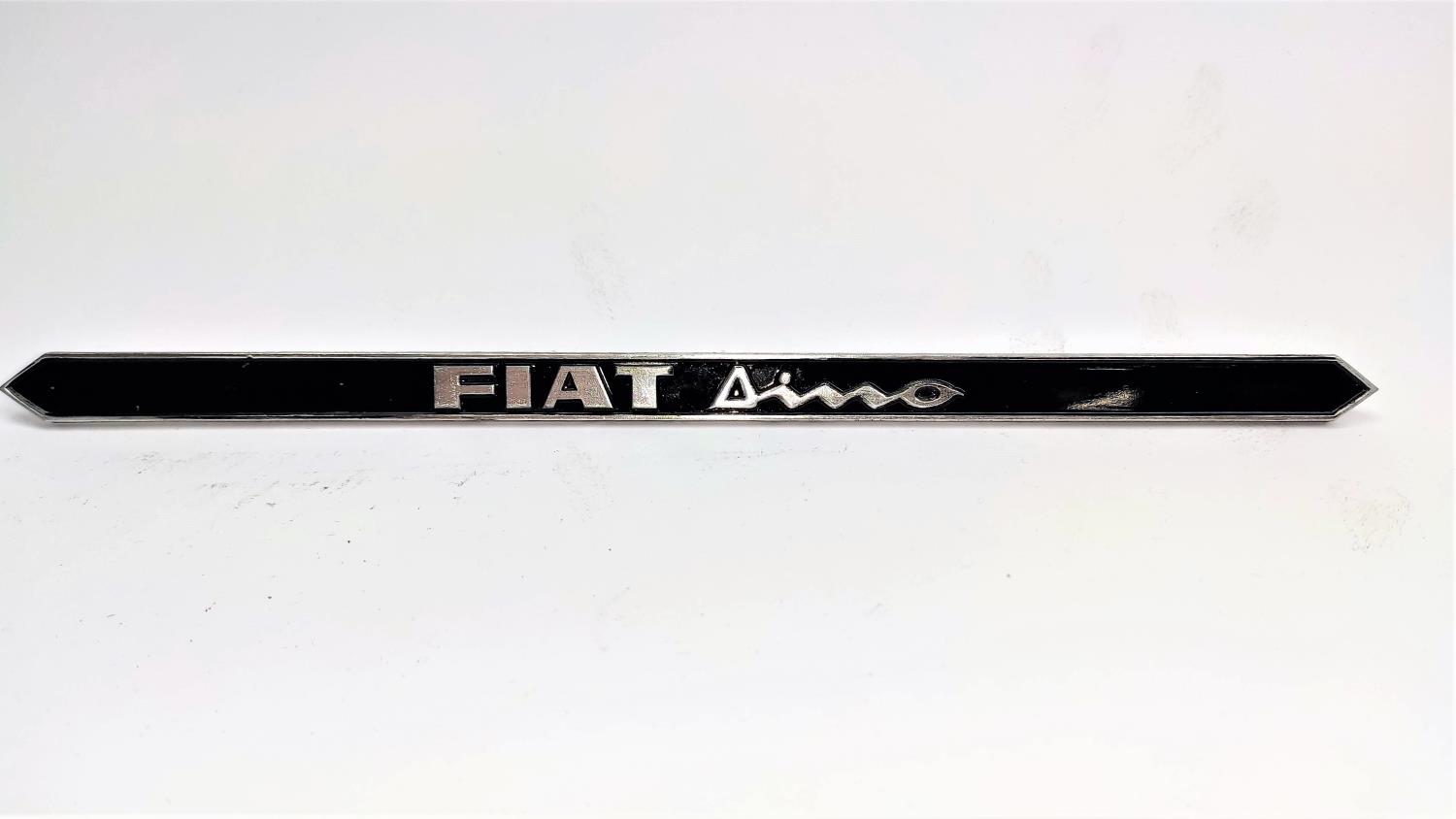 "FIAT Dino" Spider Emblem Kotflügel, gebraucht
