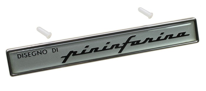 Schriftzug Disegno di Pininfarina Ferrari 206