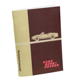 Betriebsanleitung FIAT Dino Spider 2400