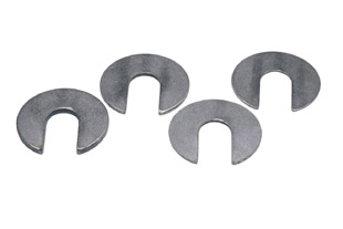 Paßscheiben-Satz vorne 1; 1,5; 2 + 3 mm aus Edelstahl