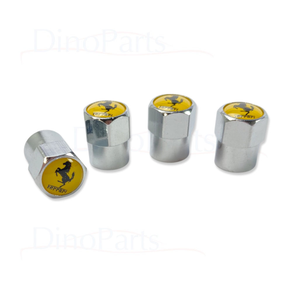 Ventilkappen Ferrari silber