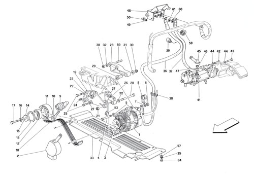 Drehstrom Lichtmaschine 348 späte Version 90Ah