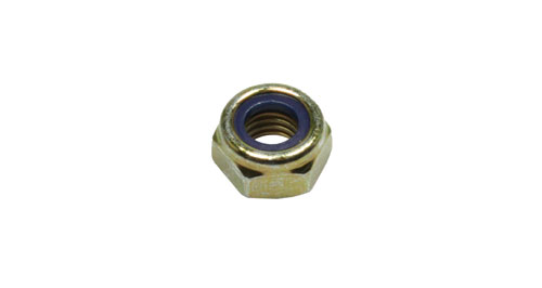 Mutter M12, SW 19, gelb chromatiert, selbssichernd