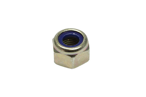 Mutter M10, SW 17, gelb chromatiert, selbssichernd