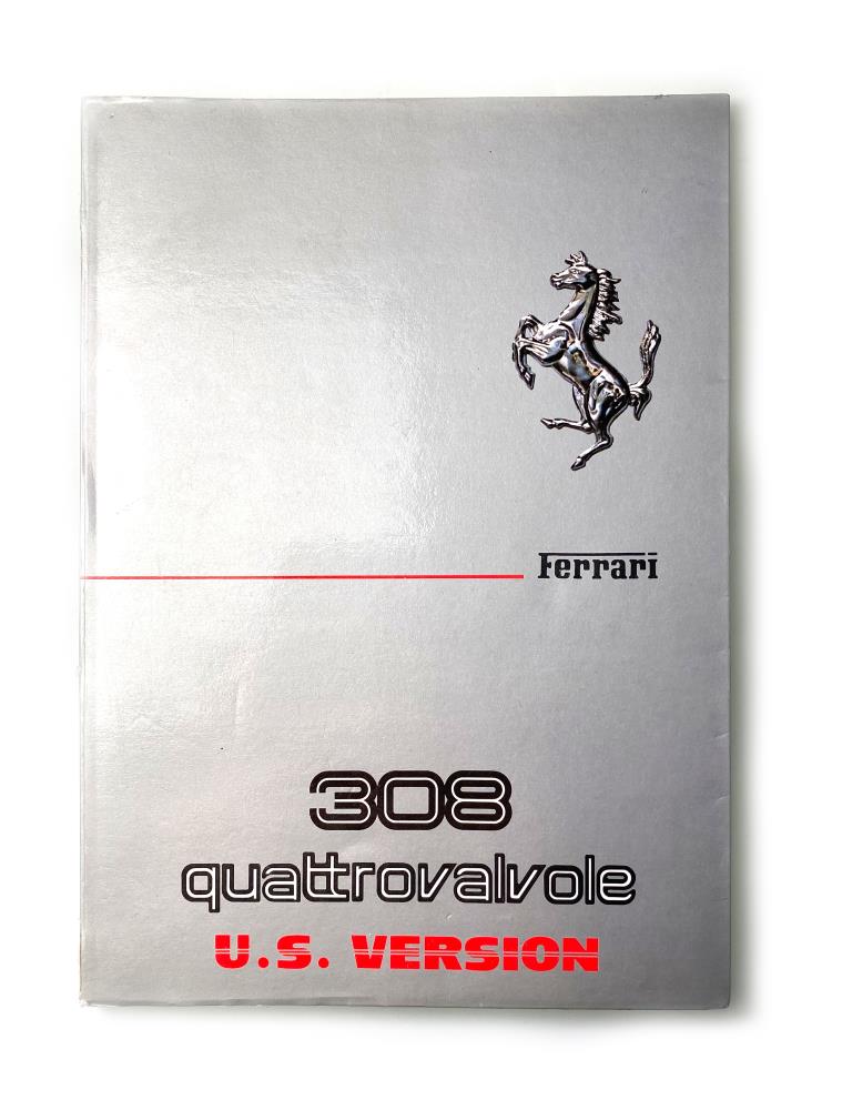 Betriebs und Bedienungsanleitung Ferrari 308 QV US