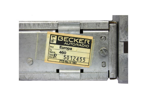 Autoradio BECKER "Europa"