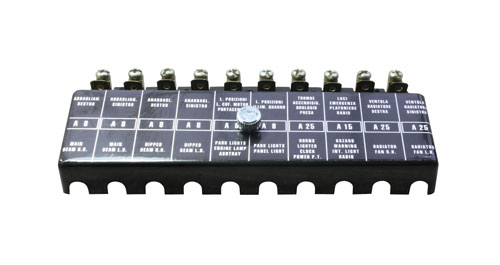 Fuse Box with Sticker 10-times A