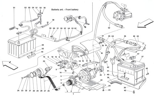 Drehstrom Lichtmaschine 348 frühe Version