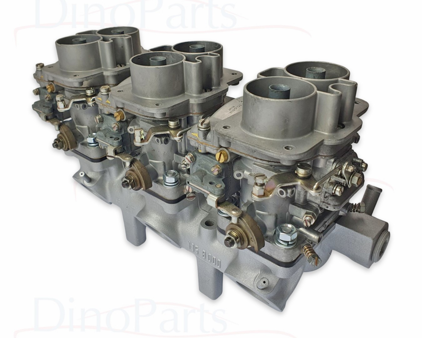 Vergasergruppe Weber 40DCNF6 mit Ansaugbrücke Fiat Dino 2,4
