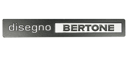 "disegno BERTONE" Klebeschild