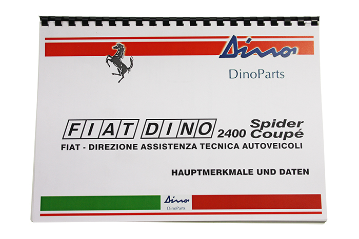 Hauptmerkmale und Daten FIAT Dino 2400